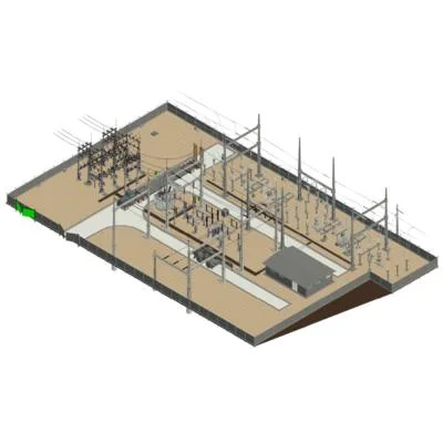 Imagem ilustrativa de Projeto elétrico para subestação de alta tensão
